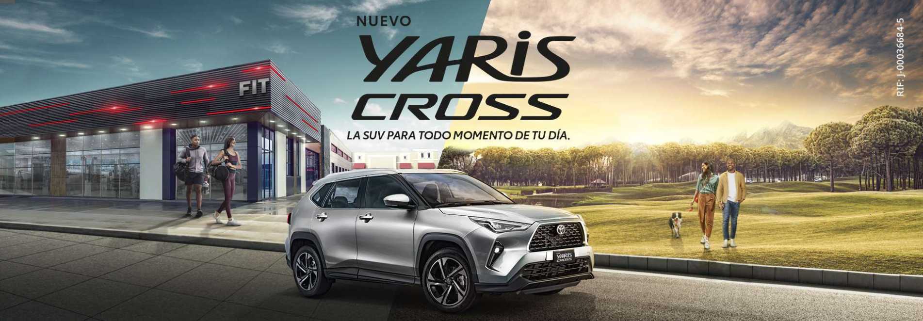 Todo lo que te mueve | banner yaris cross | Toyota Venezuela